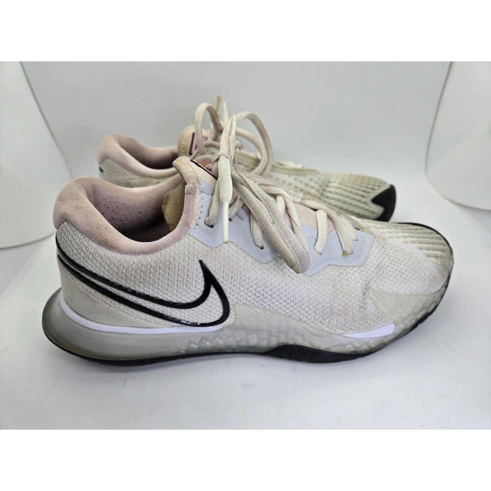 Nike Court Air Zoom Vapor Cage 4 Tennis Shoes Womens 6 White Pickleball Sneakers